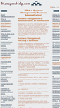 Mobile Screenshot of managershelp.com